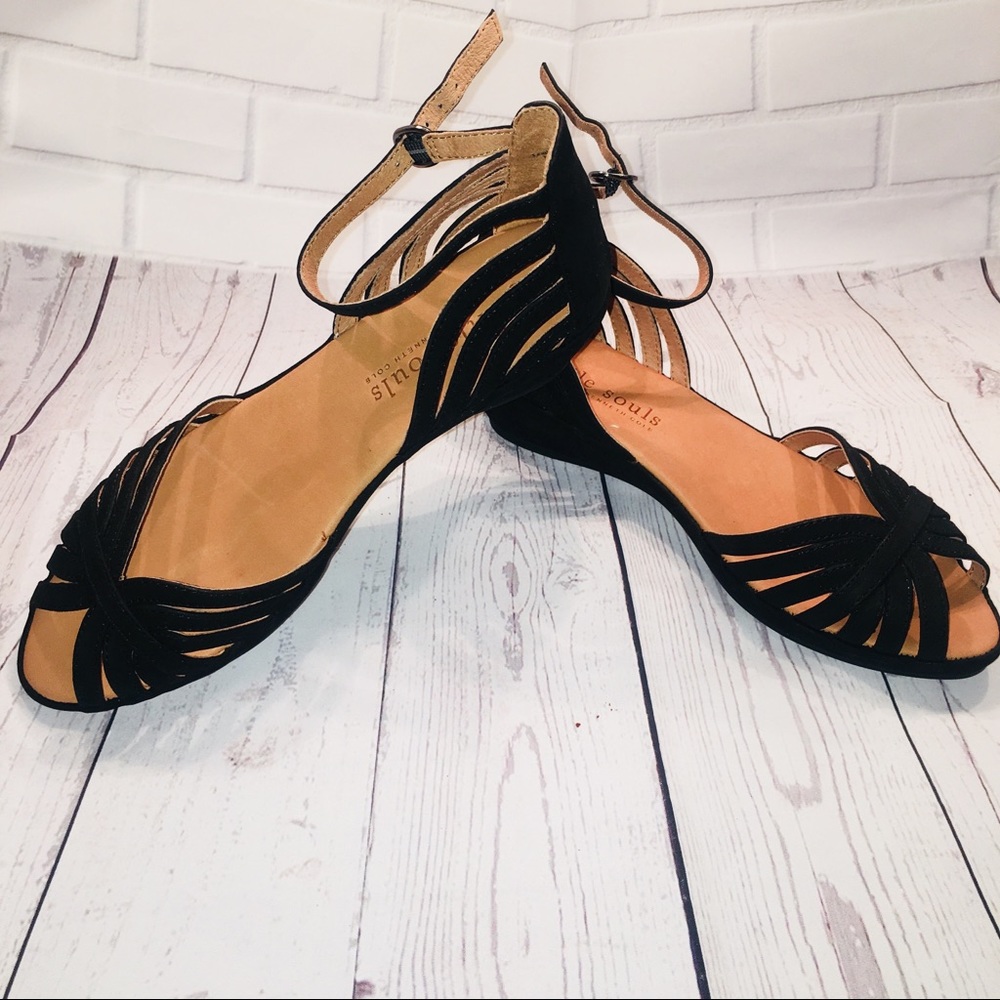 Gentle Souls Leah Ankle Strap Sandal Sz 8